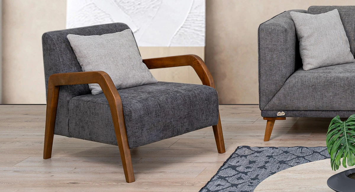 Karina Divan Dəsti (Boz)-3