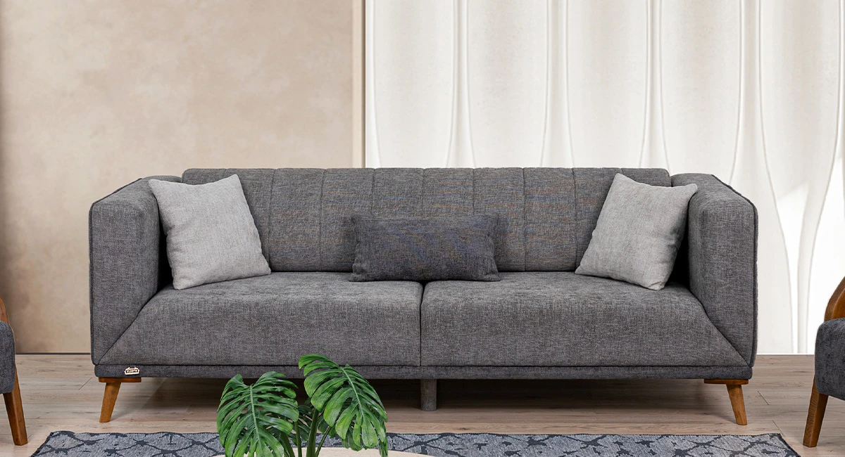 Karina Divan Dəsti (Boz)-2