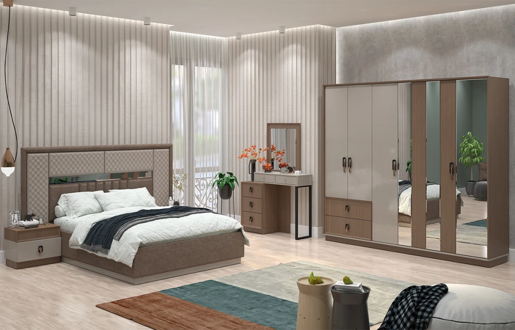 Гардероб 6 дверей İnci-3