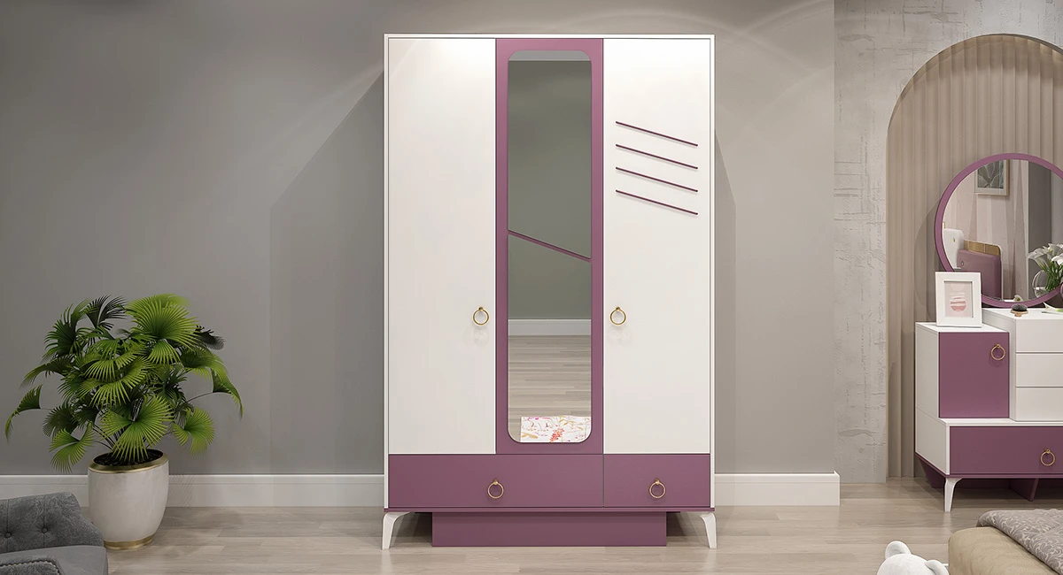 Lora 3 Qapılı Dolab-1