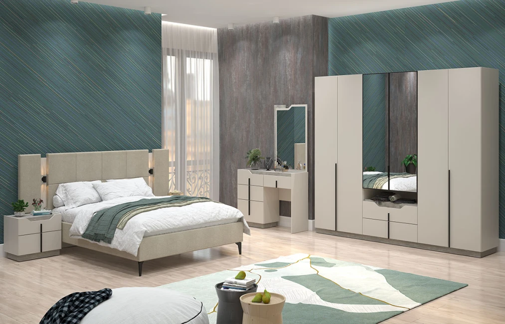 Bosfor 6 Door Wardrobe-2