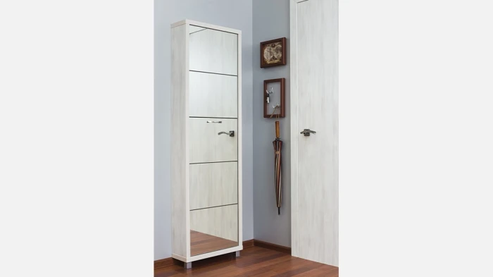 Lüks 5 (Ağ Ağac) Ayaqqabı Dolabı-1