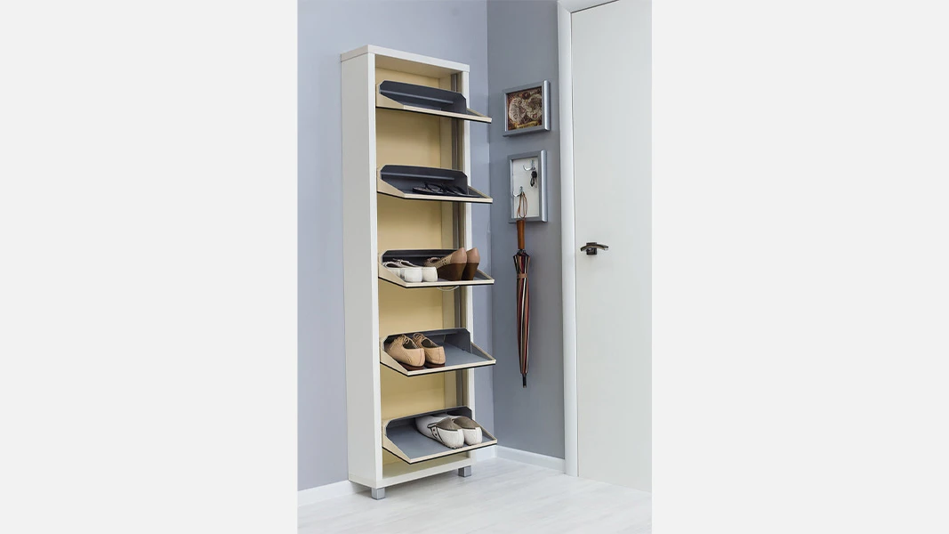 Lüks 5 (Ağ Ağac) Ayaqqabı Dolabı-2