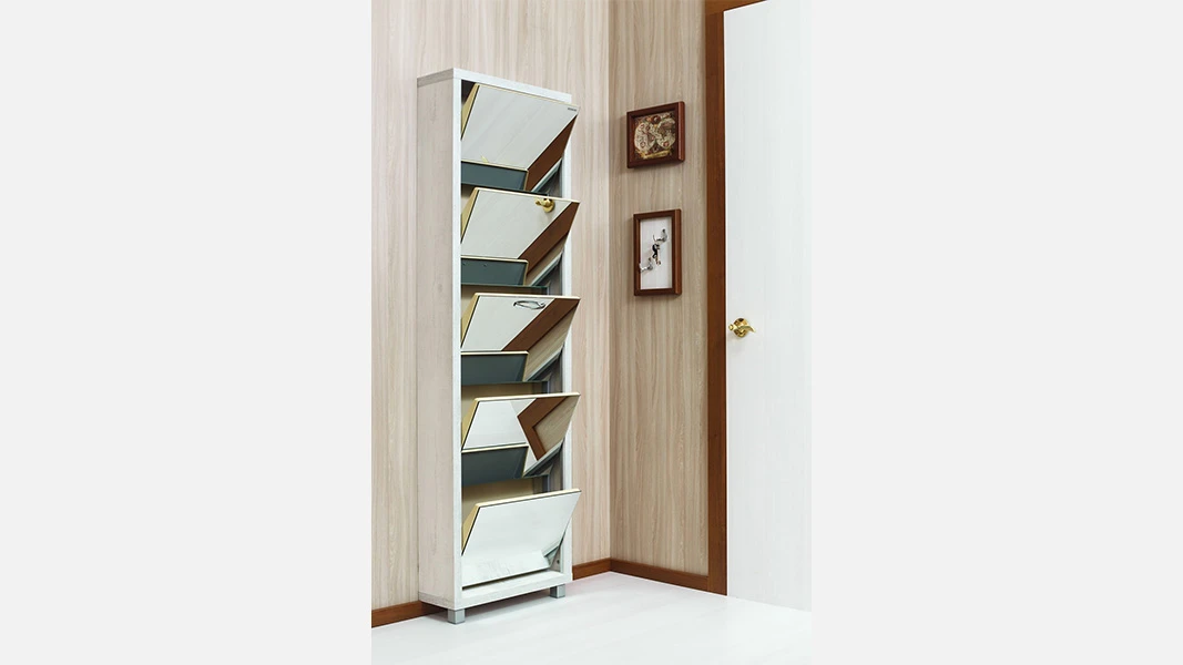 Lüks 5 (Beton) Ayaqqabı Dolabı-2