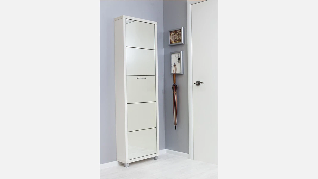 Lüks 5 (Ağ) Ayaqqabı Dolabı-1