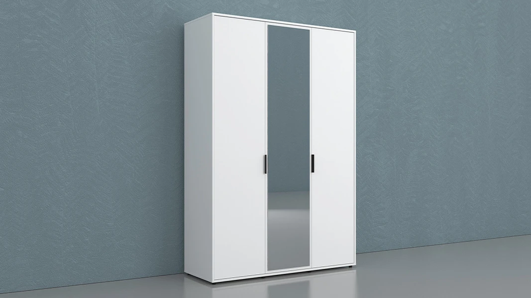 REM 3-Door Wardrobe (3D - 1001)-1